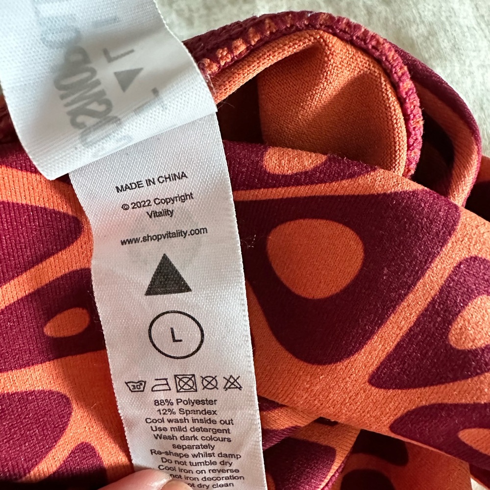 Balance Athletica Vibrant Patterned Leggings - Or… - image 5